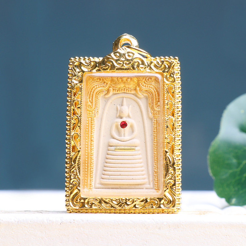 15年老店泰国佛牌龙婆本2555年九层崇迪佛掩面佛正牌项链吊坠男女